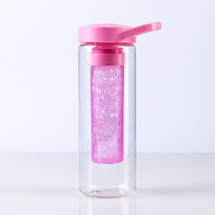 Бутылка с инфьюзером "Фреш", цвета МИКС