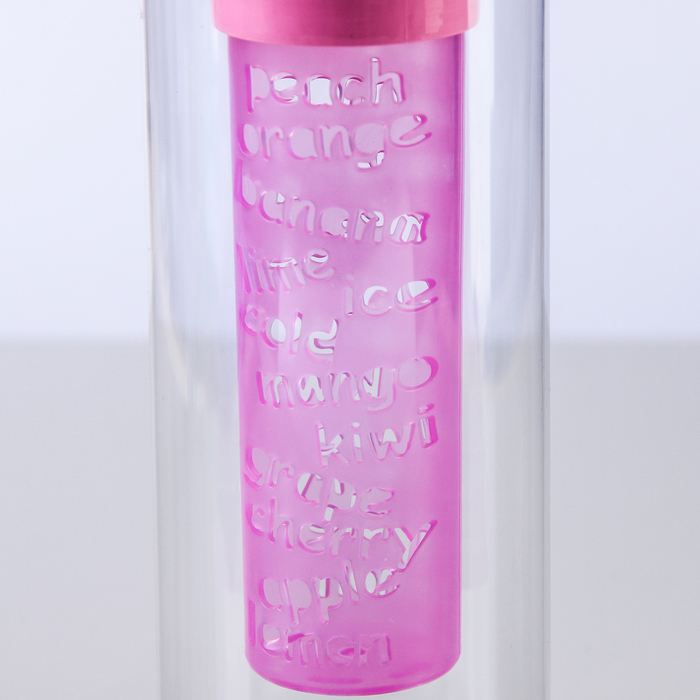 Бутылка с инфьюзером "Фреш", цвета МИКС