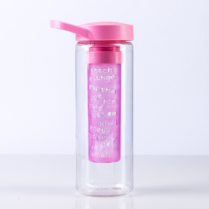 Бутылка с инфьюзером "Фреш", цвета МИКС