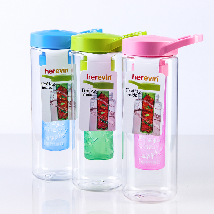 Бутылка с инфьюзером "Фреш", цвета МИКС