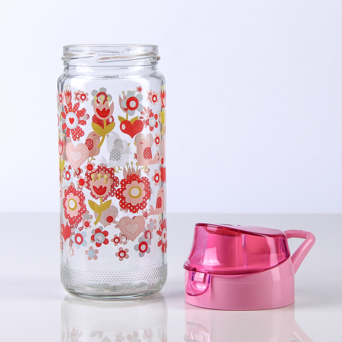 Бутылка 500 мл "Цветок"