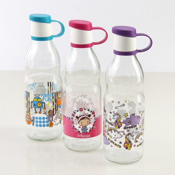 Бутылка 500 мл "Бимбо", цвета МИКС