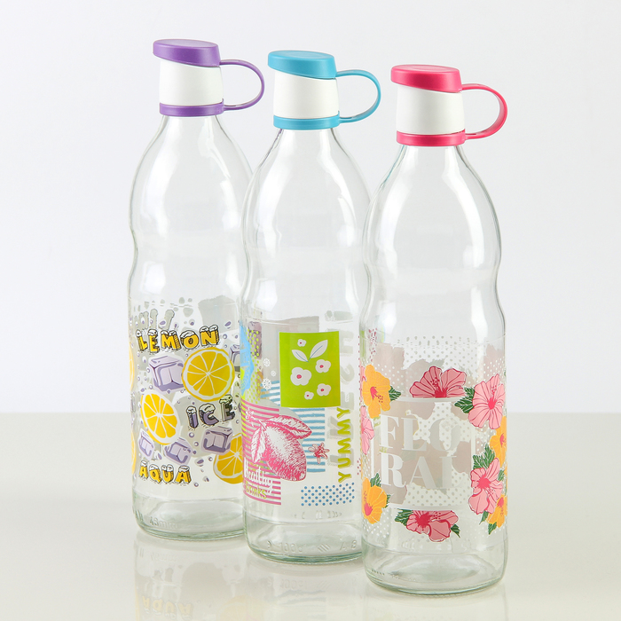 Бутылка 1 л "Зен", рисунок и цвета МИКС