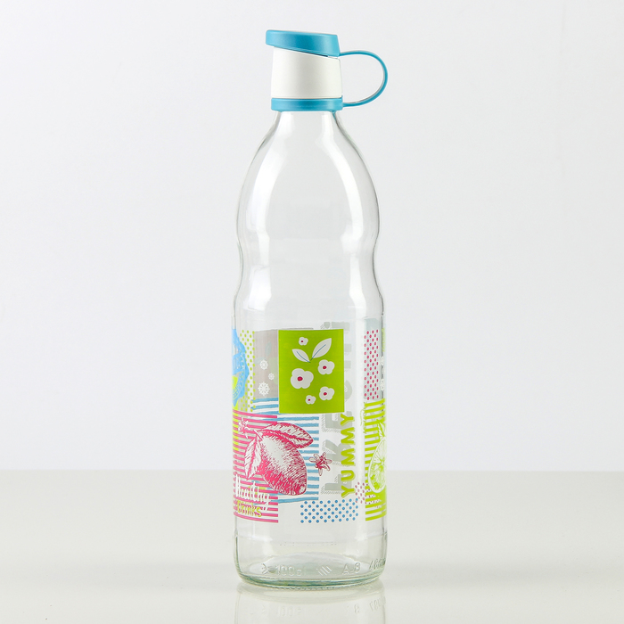 Бутылка 1 л "Зен", рисунок и цвета МИКС