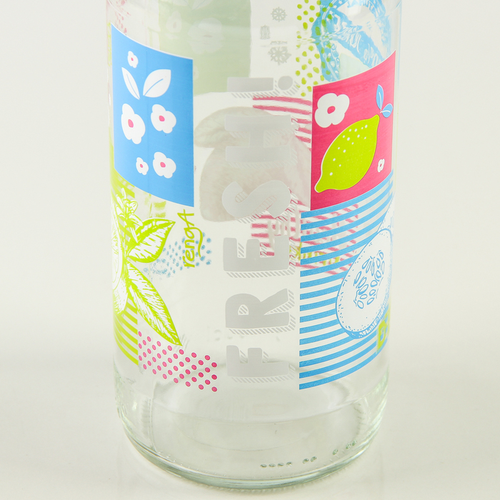 Бутылка 1 л "Зен", рисунок и цвета МИКС