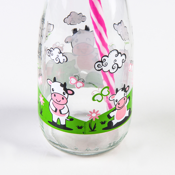 Бутылка 250 мл "Молочный путь", рисунок МИКС