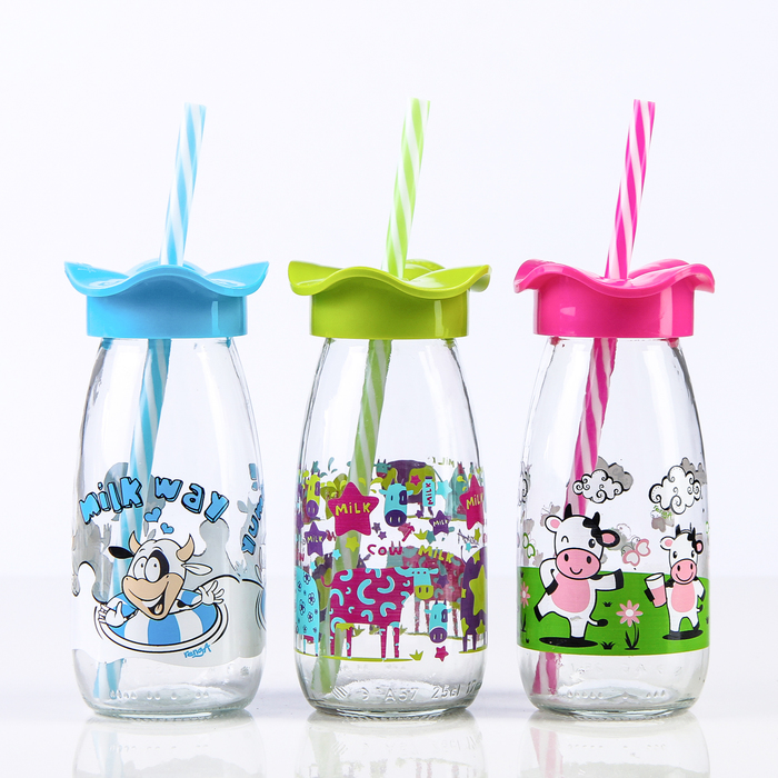 Бутылка 250 мл "Молочный путь", рисунок МИКС