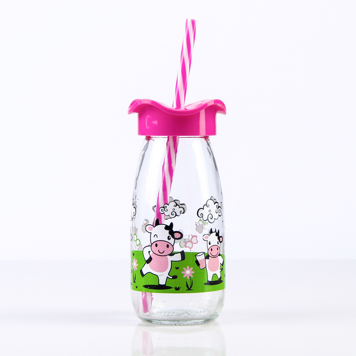 Бутылка 250 мл "Молочный путь", рисунок МИКС