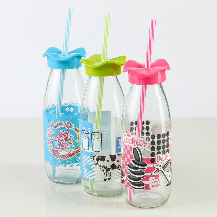 Бутылка 500 мл "Молочный путь", рисунок МИКС