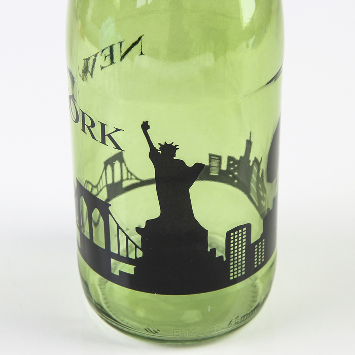 Бутыль для соуса и масла 1 л "Вокруг света", цвета МИКС