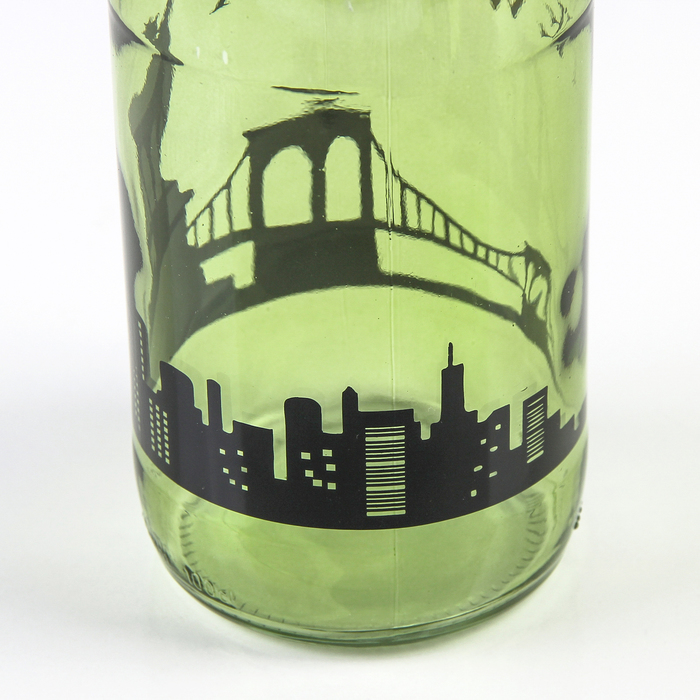 Бутыль для соуса и масла 1 л "Вокруг света", цвета МИКС