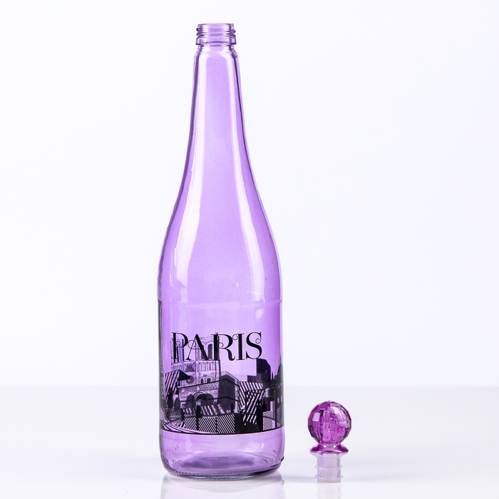 Бутыль для соуса и масла 1 л "Вокруг света", цвета МИКС