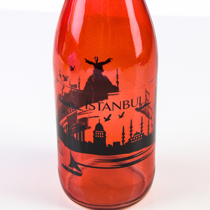 Бутыль для соуса и масла 1 л "Вокруг света", цвета МИКС