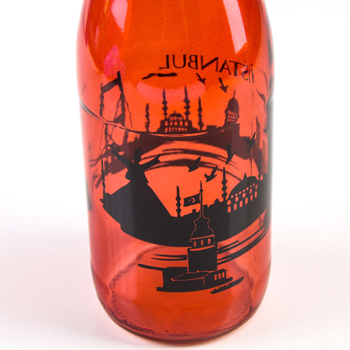 Бутыль для соуса и масла 1 л "Вокруг света", цвета МИКС