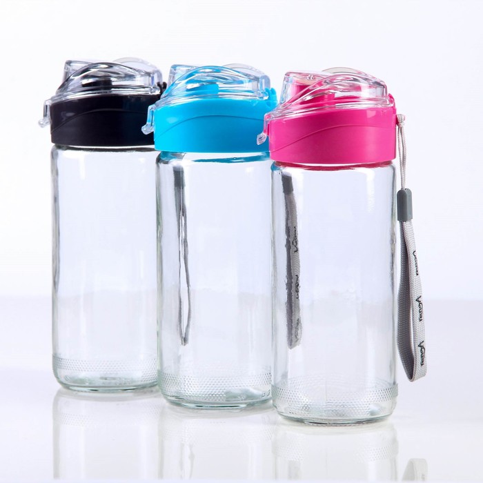 Бутылка 500 мл "Лия", цвета МИКС