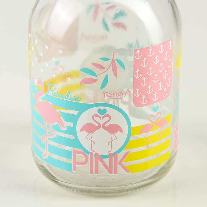 Бутыль для соуса и масла 1 л "Фламинго", цвета МИКС