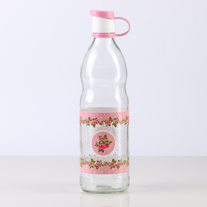 Бутылка 1 л "Джоли", цвет розовый