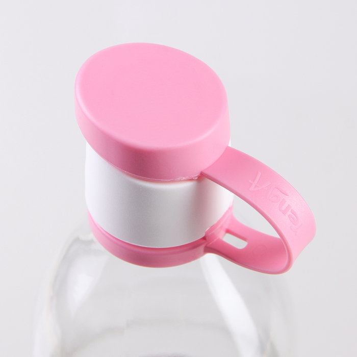 Бутылка 1 л "Джоли", цвет розовый