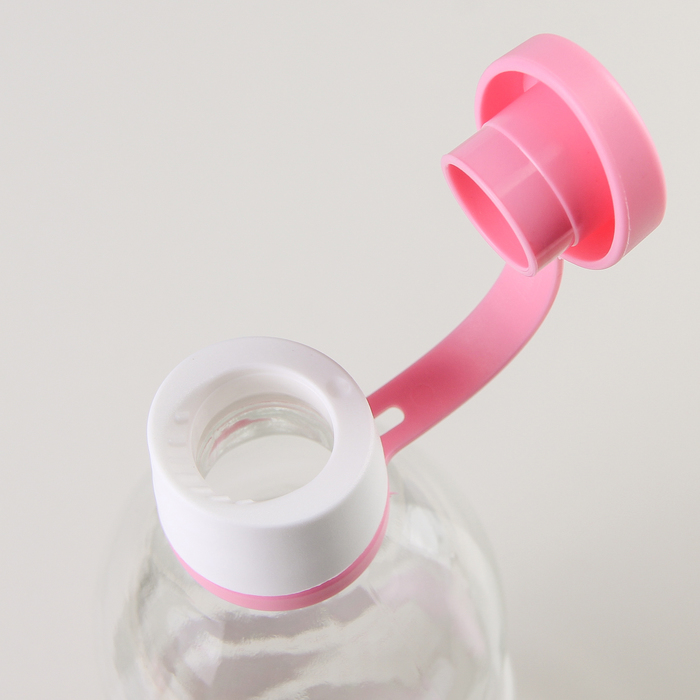 Бутылка 1 л "Джоли", цвет розовый