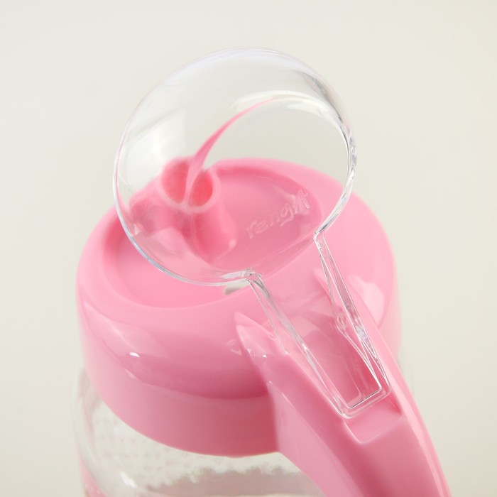 Бутыль для соуса и масла 1 л "Джоли", цвет розовый