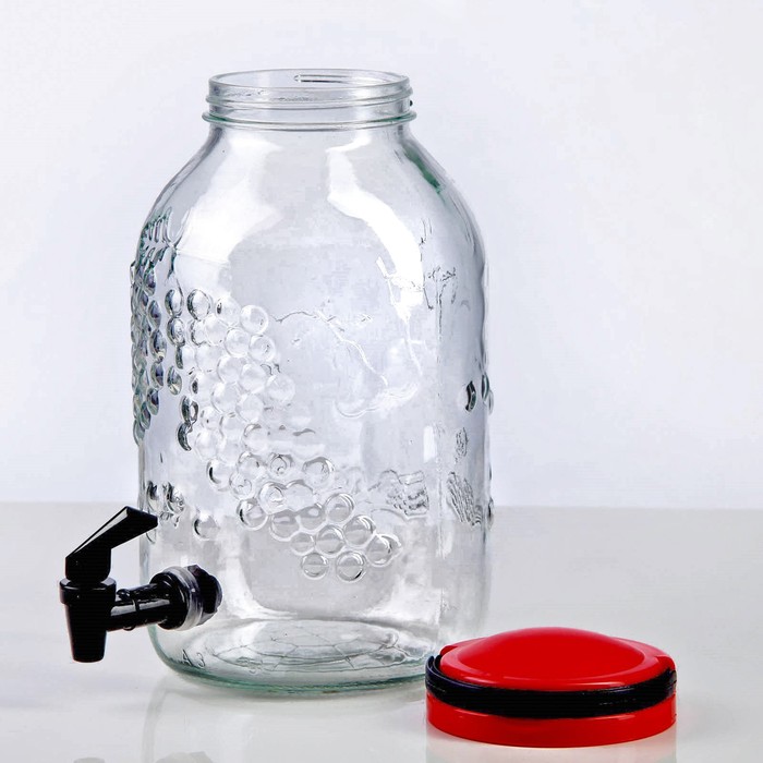 Кувшин с краником 5 л "Кармен", цвета МИКС