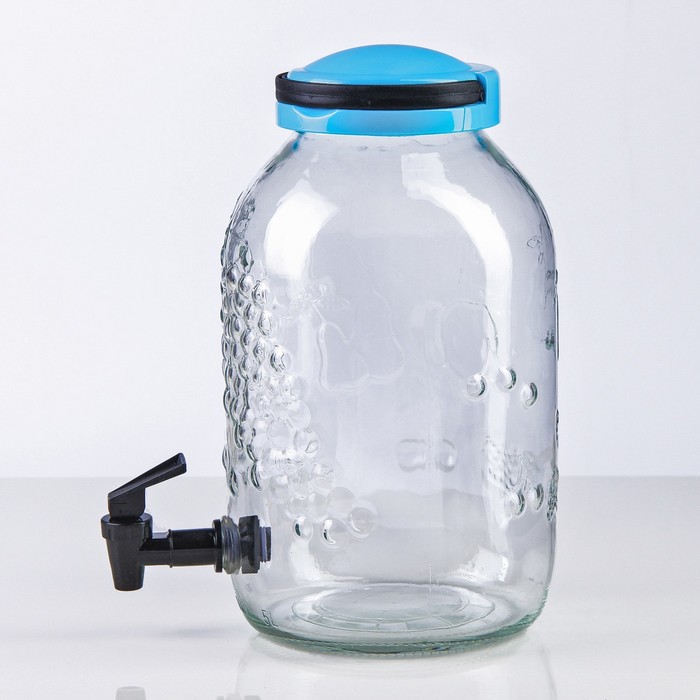 Кувшин с краником 5 л "Кармен", цвета МИКС