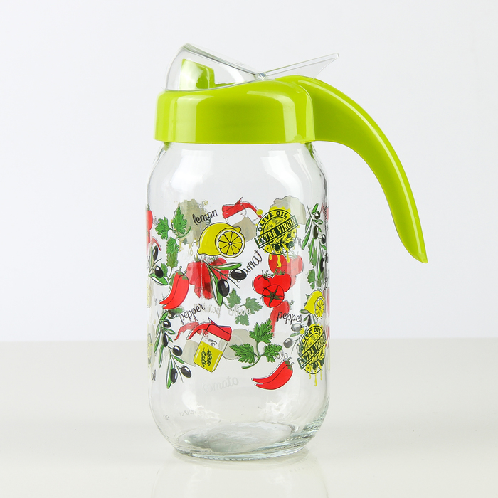 Бутыль для соуса и масла 1 л &quot;Арес&quot;, цвета МИКС