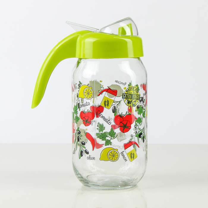 Бутыль для соуса и масла 1 л "Арес", цвета МИКС