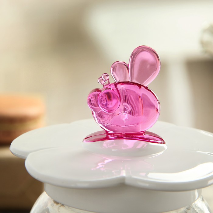 Баночка для меда и варенья 370 мл "Сладкоежка", цвета МИКС