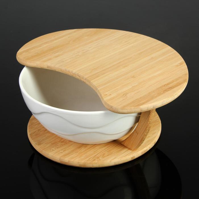 Салатник с разделочной доской "Бамбу"