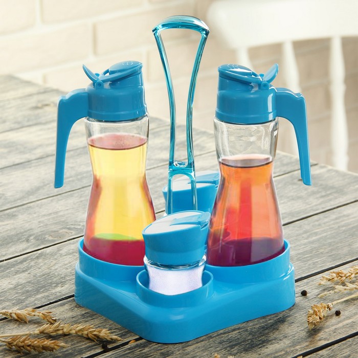 Набор для специй "Лина", 5 шт, на подставке