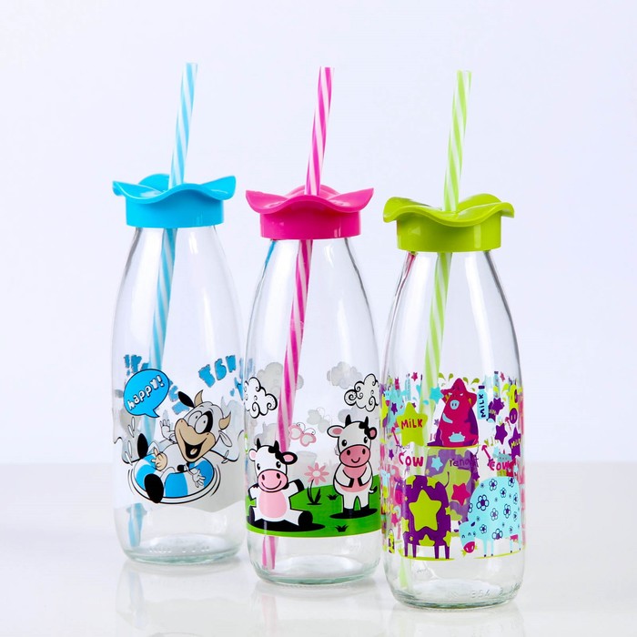 Бутылка 500 мл "Молочный путь", рисунок МИКС