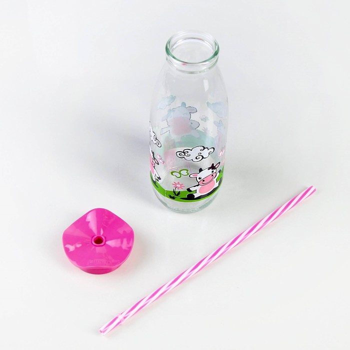 Бутылка 500 мл "Молочный путь", рисунок МИКС