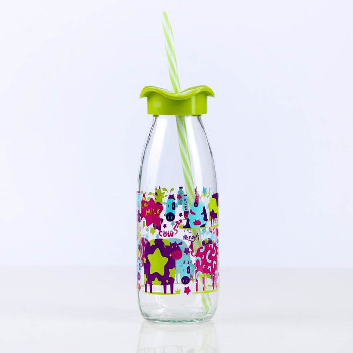 Бутылка 500 мл "Молочный путь", рисунок МИКС