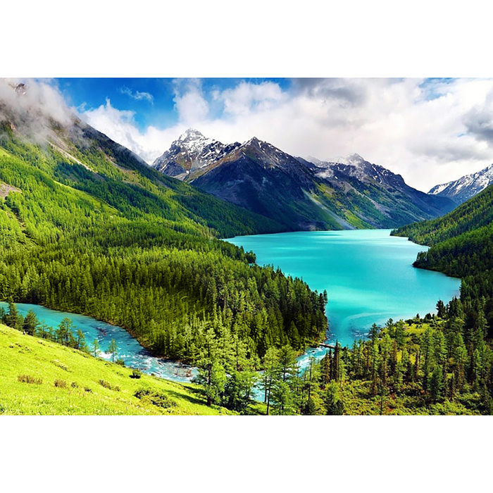 Картина стразами "Горный пейзаж"