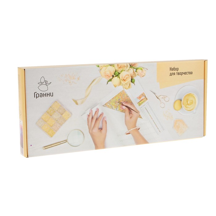 Картина стразами "Букет с магнолией"