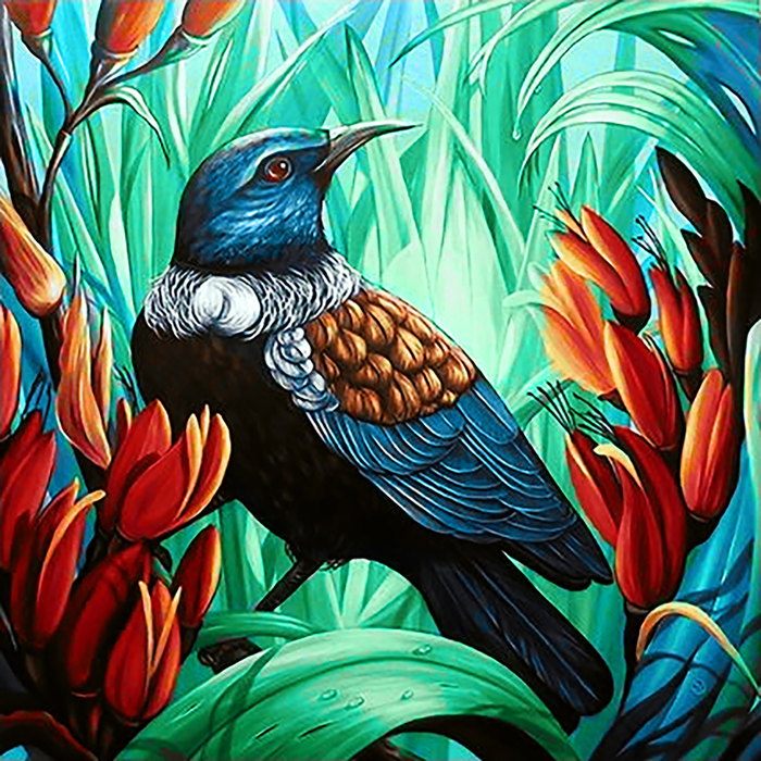 Картина стразами "Пташка"