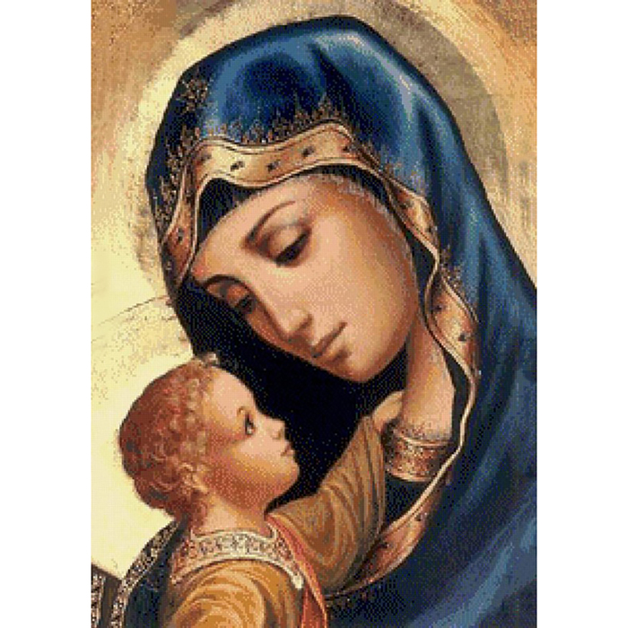 Картина стразами "Мадонна и дитя"
