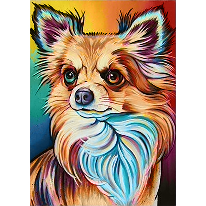 Картина стразами "Чихуахуа"