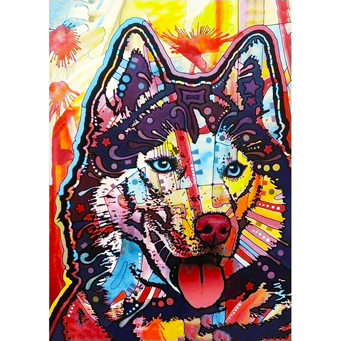 Картина стразами "Яркая лайка"