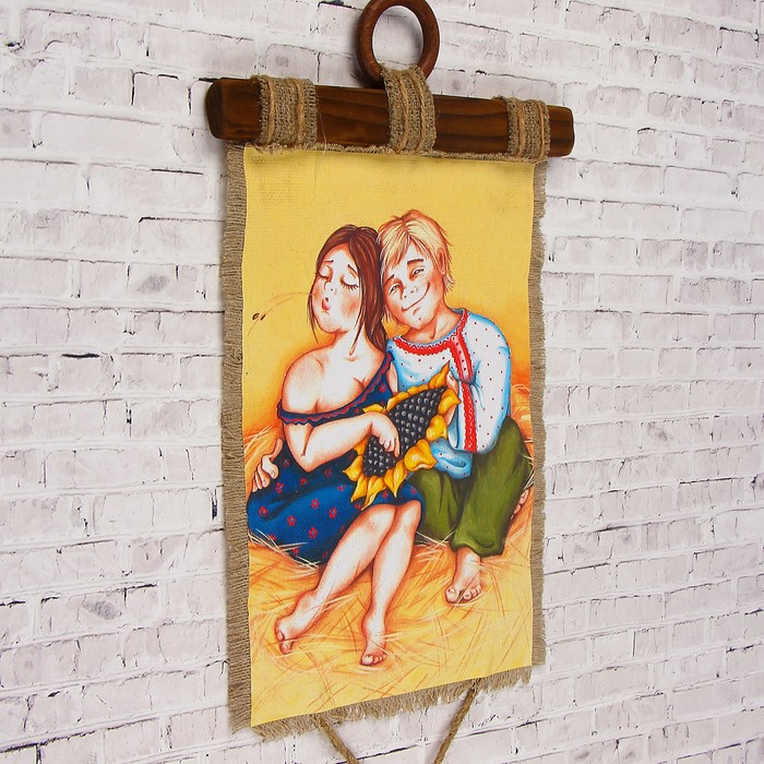 Сувенир свиток "На сеновале"