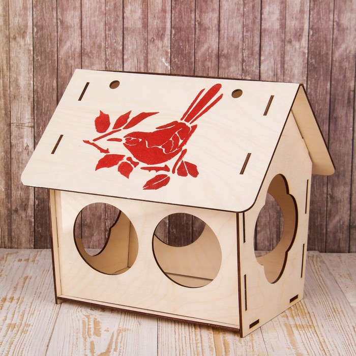 Кормушка для птиц «Ромашка», 27 × 25 × 20 см