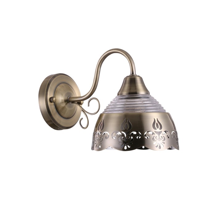 Бра  MINA 1x60W E27 бронза 24x24x19см