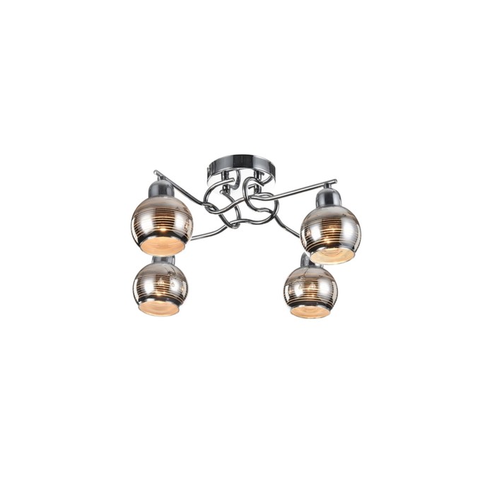 Люстра потолочная Cosmo 4x40W E14 хром 46x46x20см