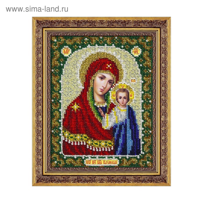 Набор для вышивки бисером «Пресвятая Богородица. Казанская» набор для вышивки бисером пресвятая богородица отчаянных единая надежда