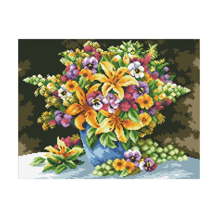 Набор алмазной вышивки "Букет с лилиями"