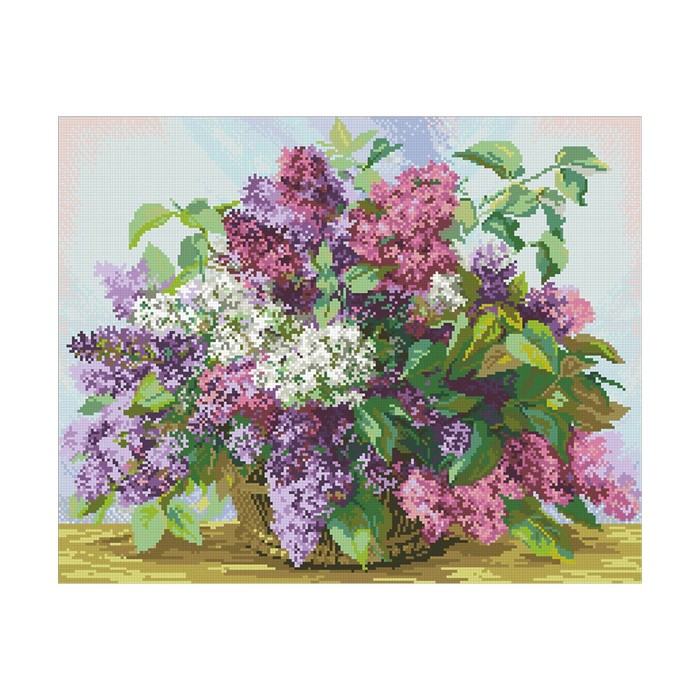 Набор алмазной вышивки "Сирень"