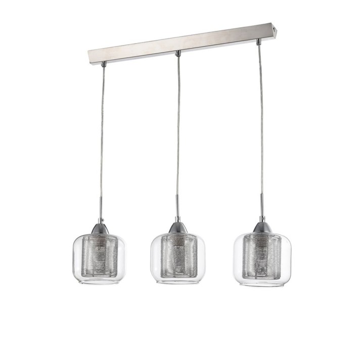 Светильник Wellington 3x60Вт E14 хром 12x56x138см