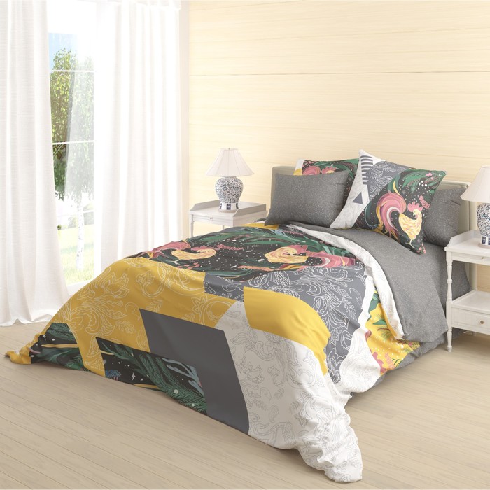 КПБ Zarya евро, 220х240см, 200х220 см, 50х70 см-2 шт., ранфорс