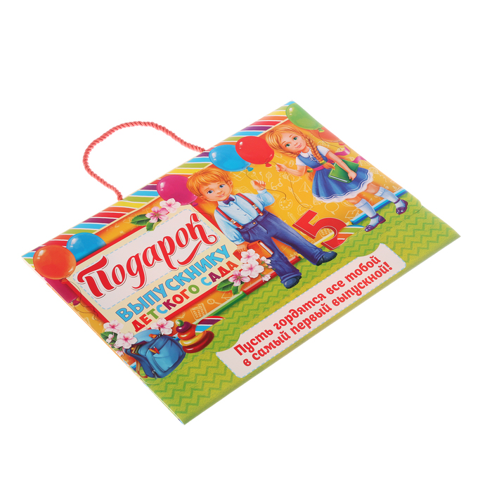 Папка-портфель для подарков "Выпускнику детского сада"